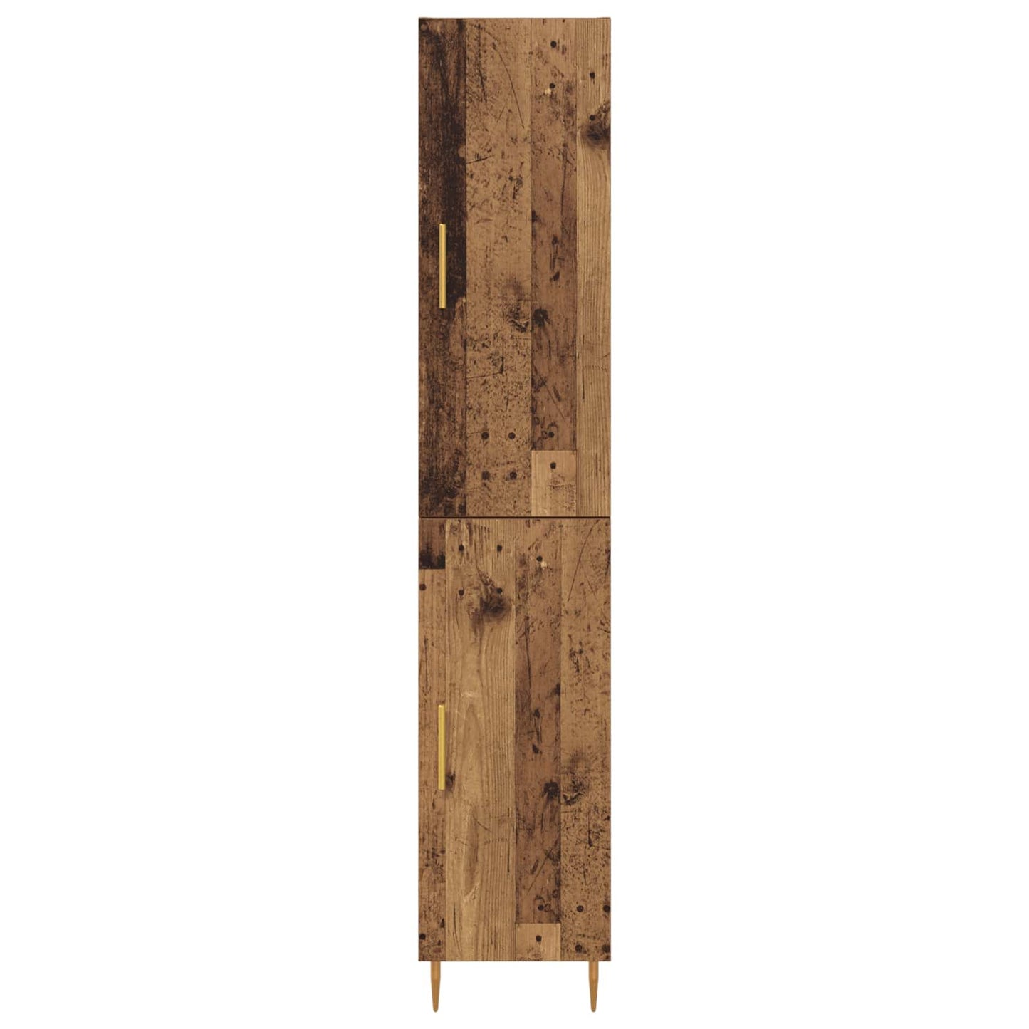 Hoge kast 2 pcs Oud Hout Bewerkt hout is nu te koop bij PeponiXL, paradijselijk wonen!