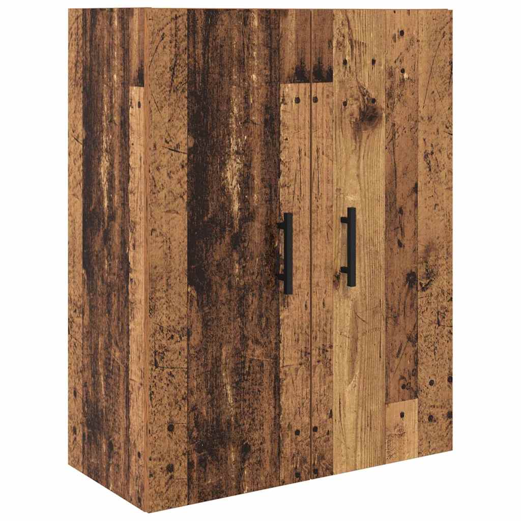 Hoge kast met lade 2 pcs Oud Hout 69,5 x 34 x 180 cm is nu te koop bij PeponiXL, paradijselijk wonen!