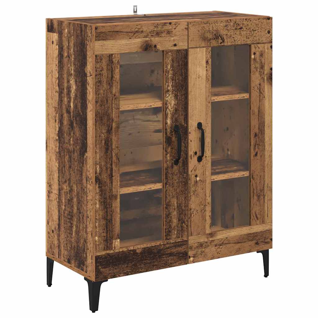 Highboard Oud Hout 69,5 x 34 x 180 cm Bewerkt hout is nu te koop bij PeponiXL, paradijselijk wonen!