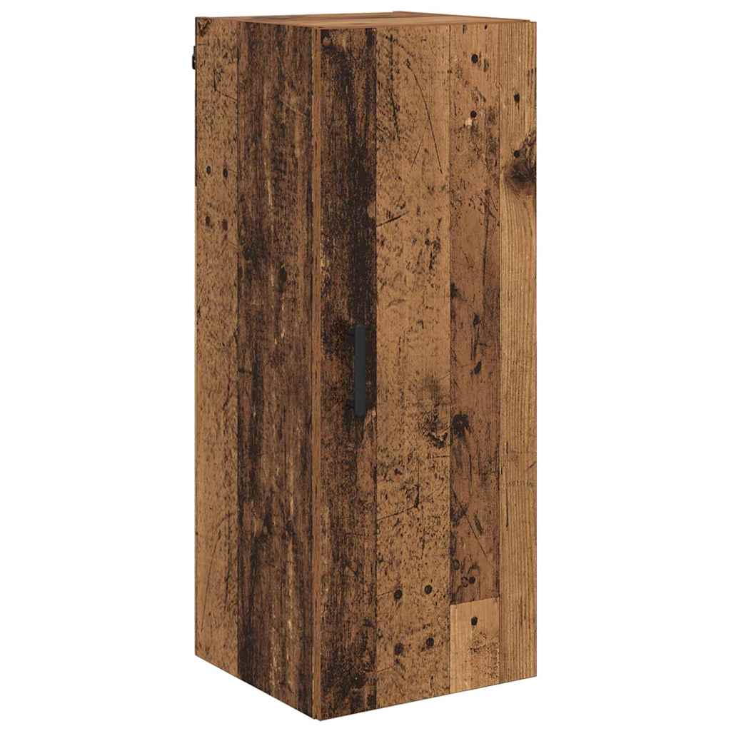 Highboard met lade Oud Hout 34,5 x 34 x 180 cm Bewerkt hout is nu te koop bij PeponiXL, paradijselijk wonen!