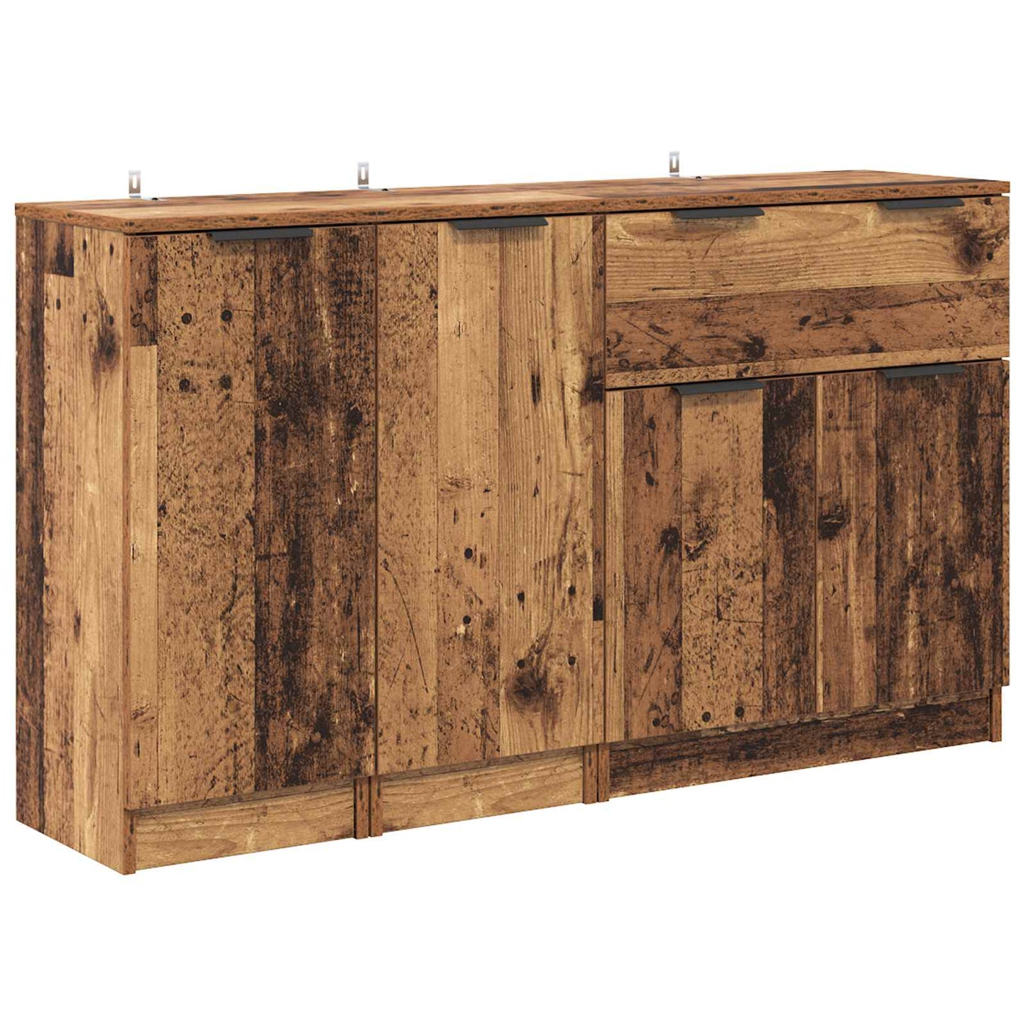 Dressoir met lade 3 pcs Oud Hout Bewerkt hout is nu te koop bij PeponiXL, paradijselijk wonen!