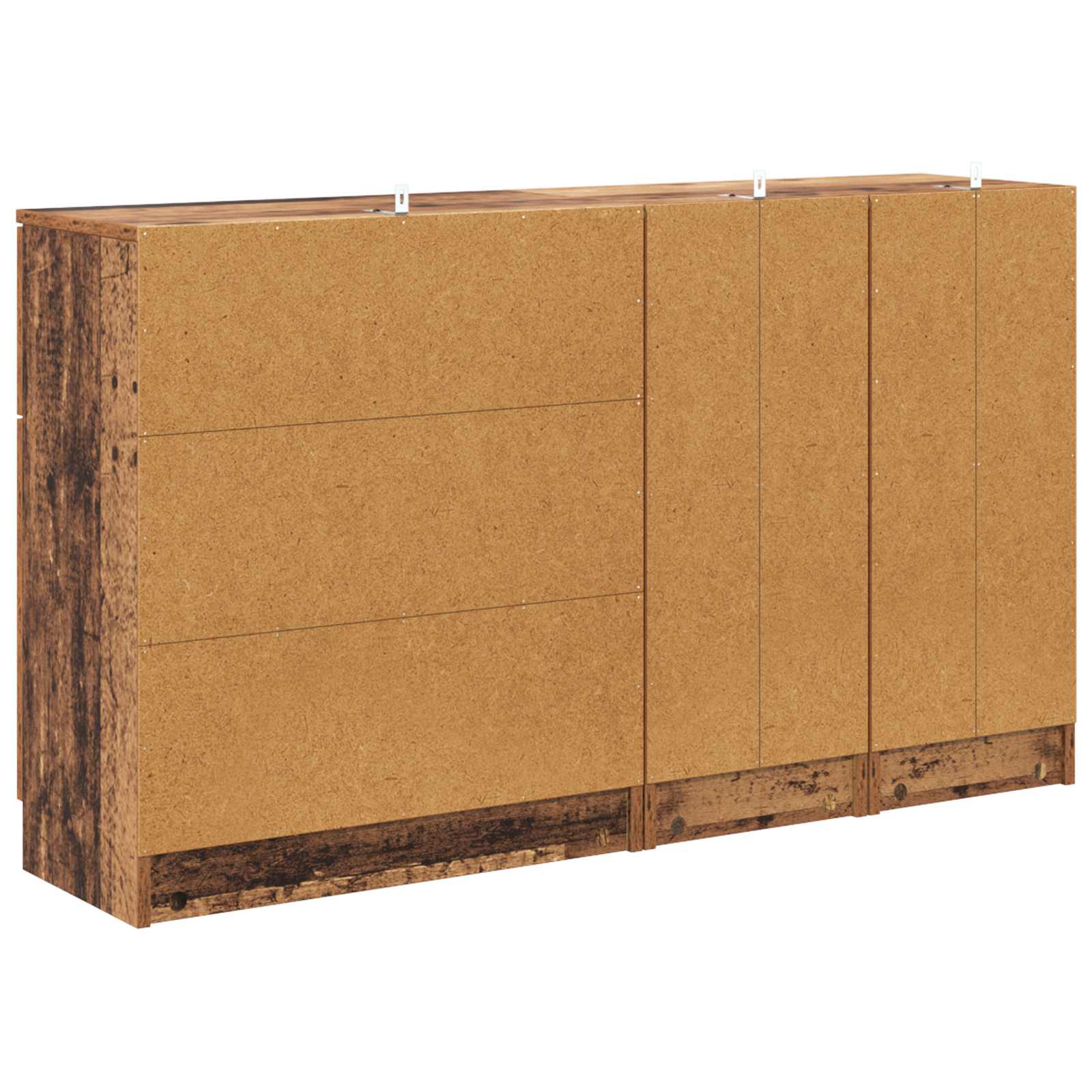 Dressoir met lade 3 pcs Oud Hout Bewerkt hout is nu te koop bij PeponiXL, paradijselijk wonen!