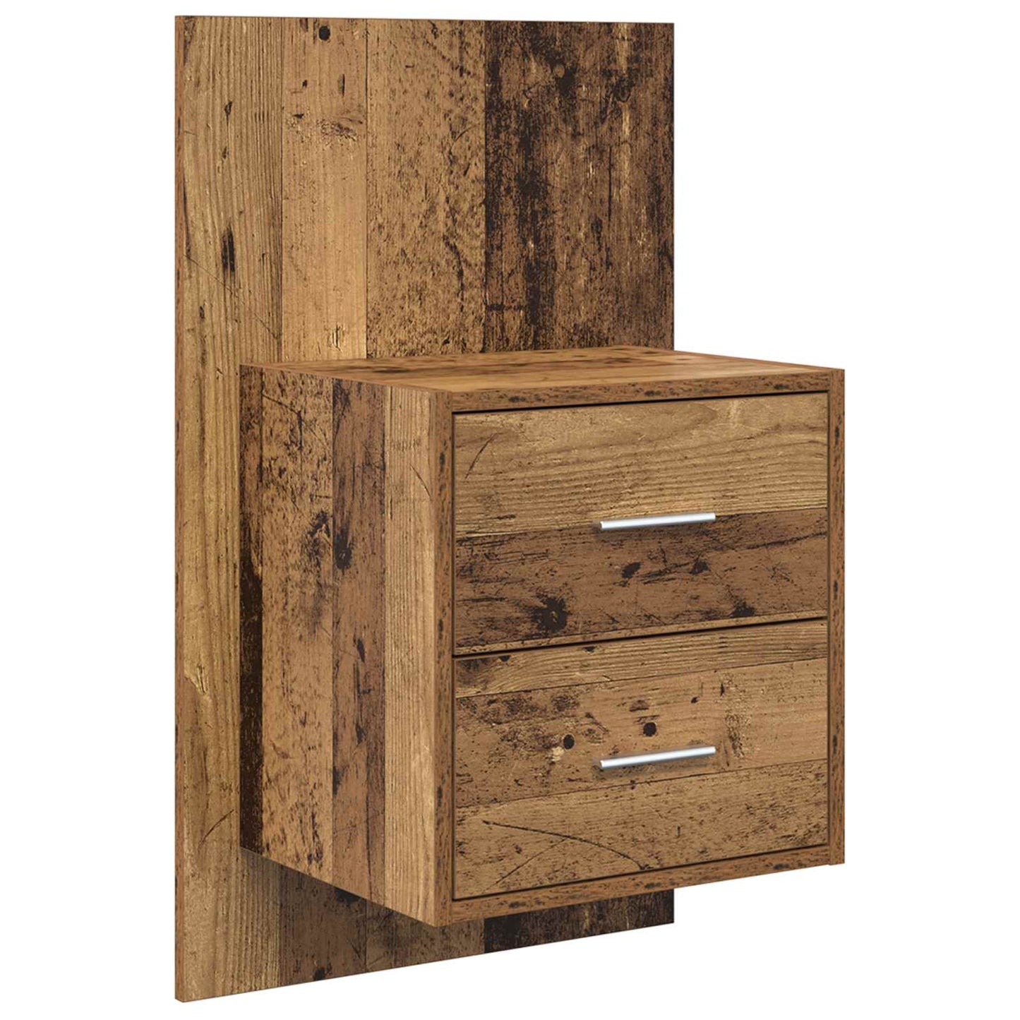 Hoofdbord Met Kast met lade 3 pcs Oud Hout Bewerkt hout is nu te koop bij PeponiXL, paradijselijk wonen!