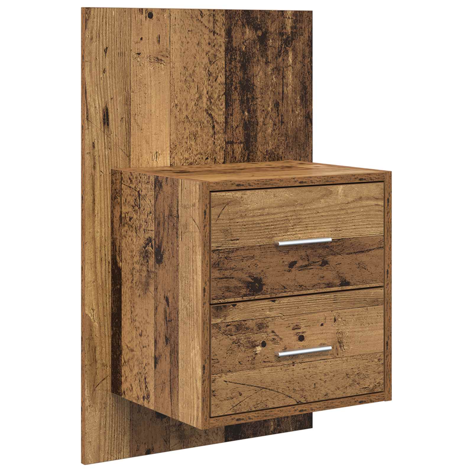 Hoofdbord Met Kast met lade 3 pcs Oud Hout Bewerkt hout is nu te koop bij PeponiXL, paradijselijk wonen!