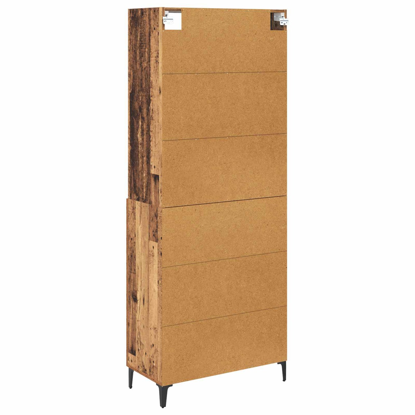 Hoge kast met lade Oud Hout 69,5 x 34 x 180 cm Bewerkt hout is nu te koop bij PeponiXL, paradijselijk wonen!