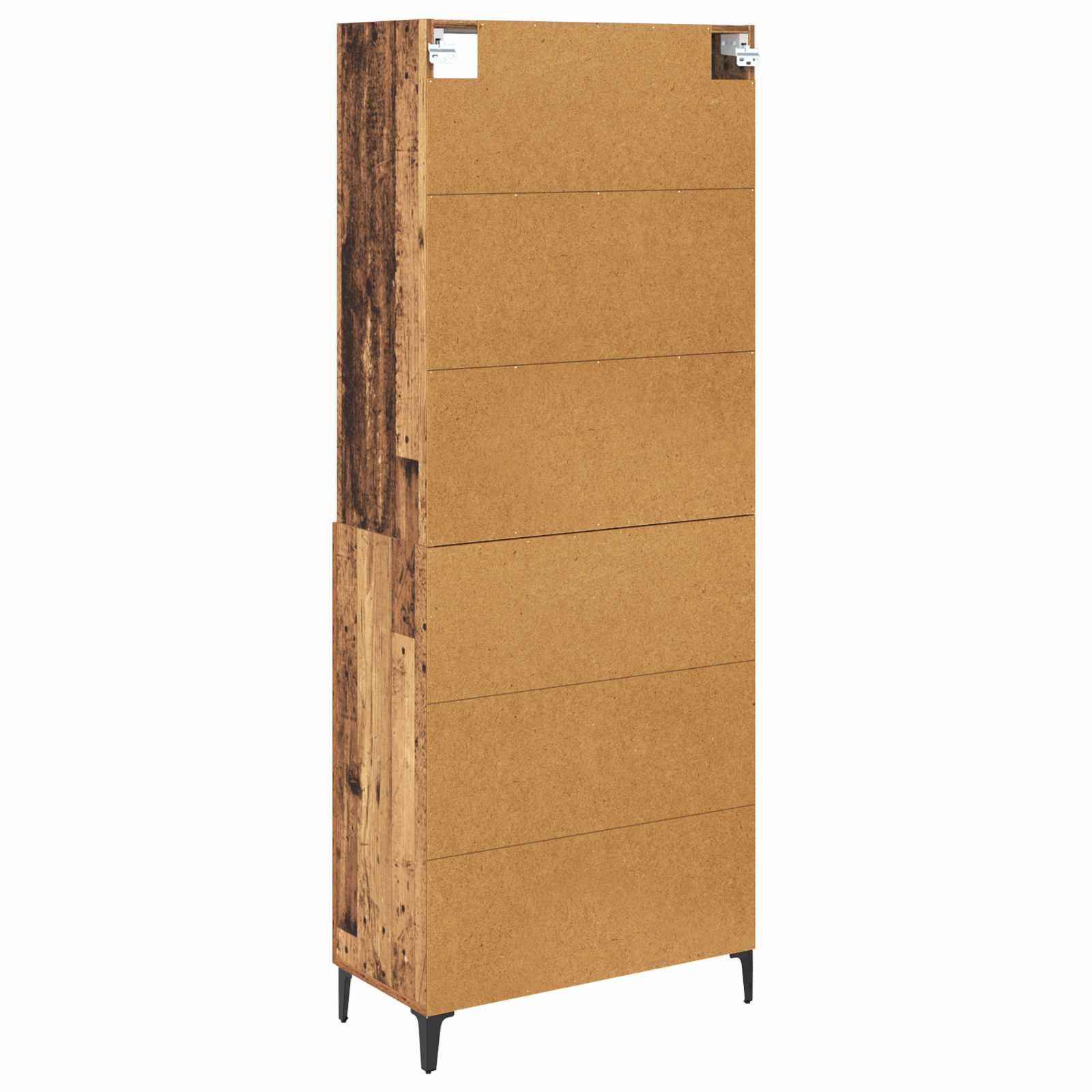 Hoge kast met lade Oud Hout 69,5 x 34 x 180 cm Bewerkt hout is nu te koop bij PeponiXL, paradijselijk wonen!
