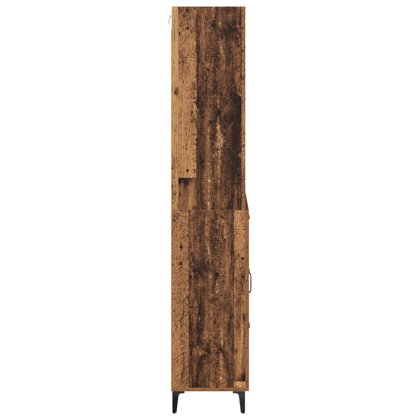 Hoge kast met lade Oud Hout 69,5 x 34 x 180 cm Bewerkt hout is nu te koop bij PeponiXL, paradijselijk wonen!