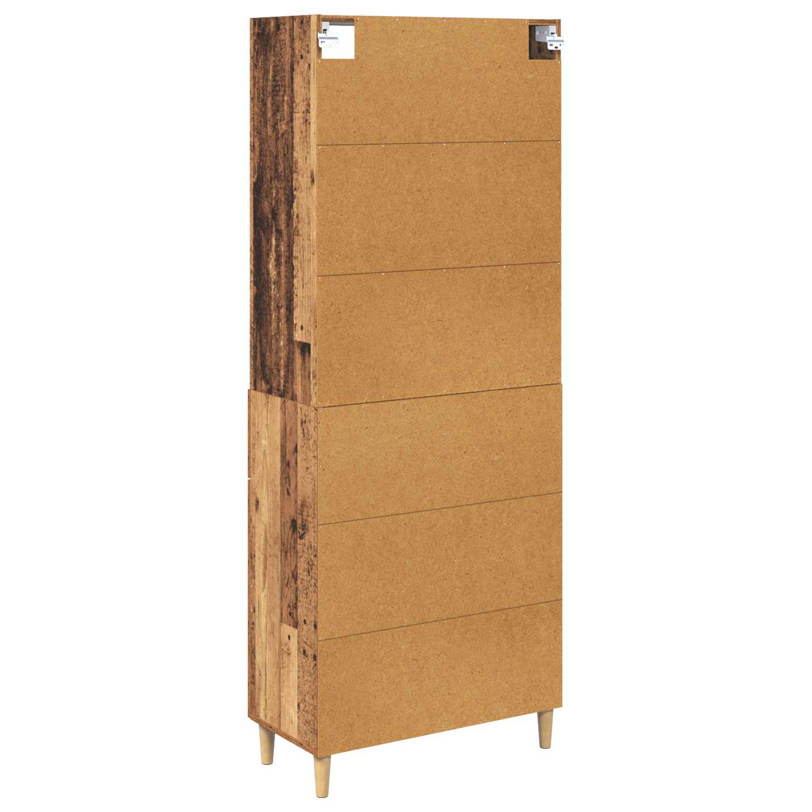 Hoge kast met lade Oud Hout 69,5 x 32,5 x 180 cm Bewerkt hout is nu te koop bij PeponiXL, paradijselijk wonen!