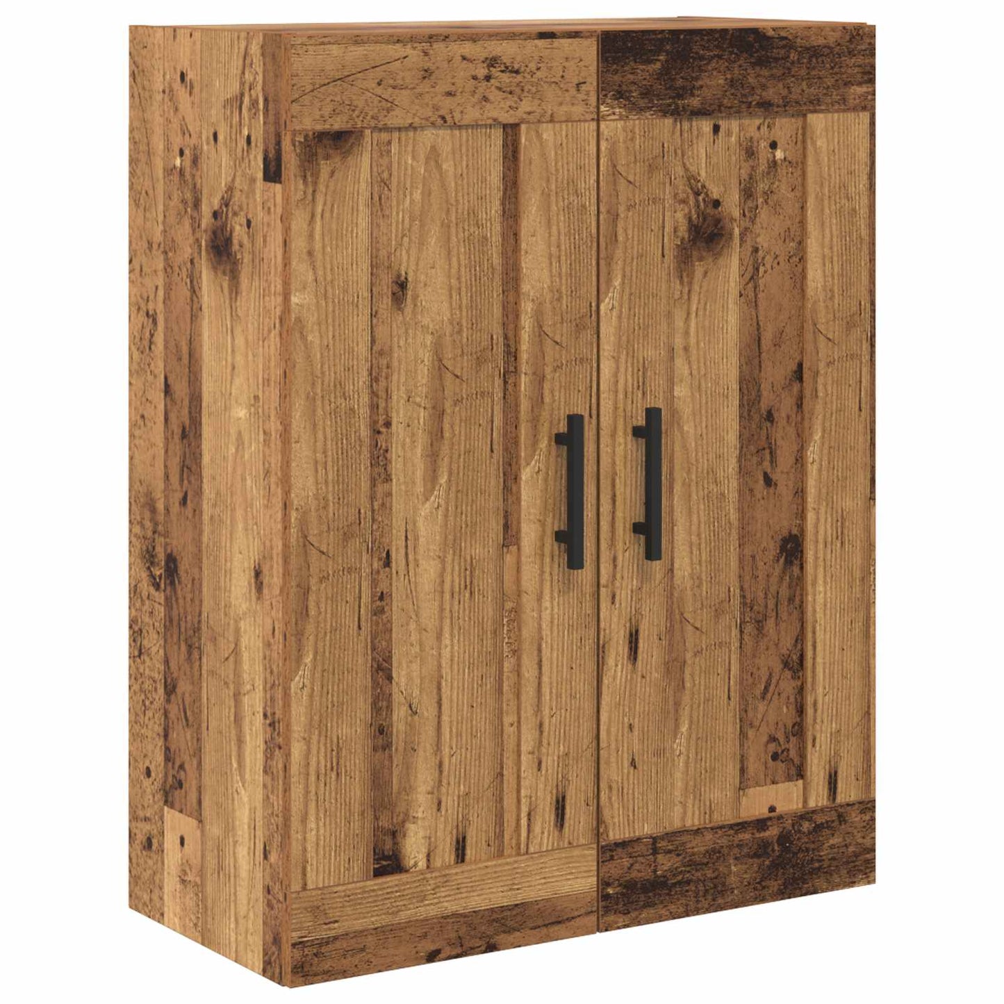 Hoge kast Oudhout 69,5 x 34 x 180 cm Bewerkt hout is nu te koop bij PeponiXL, paradijselijk wonen!