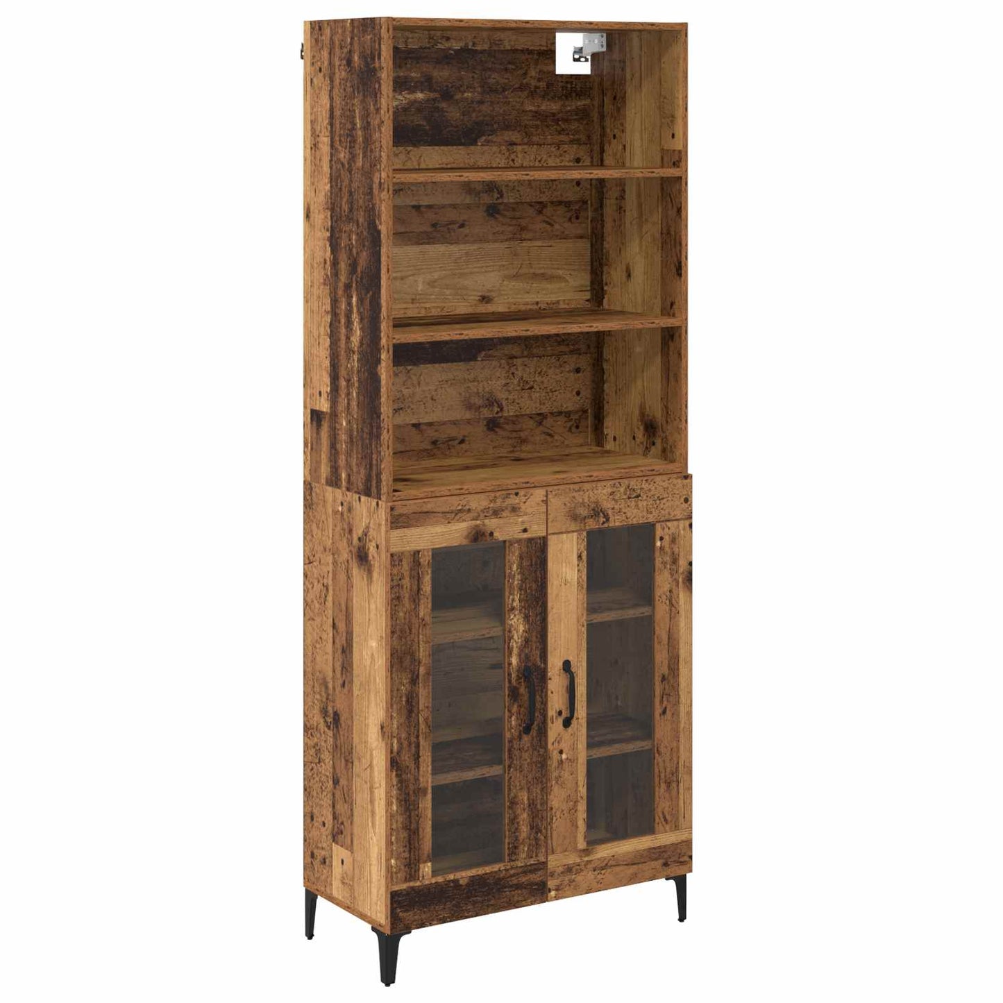 Hoge kast Oud Hout 69,5 x 34 x 180 cm Bewerkt hout is nu te koop bij PeponiXL, paradijselijk wonen!