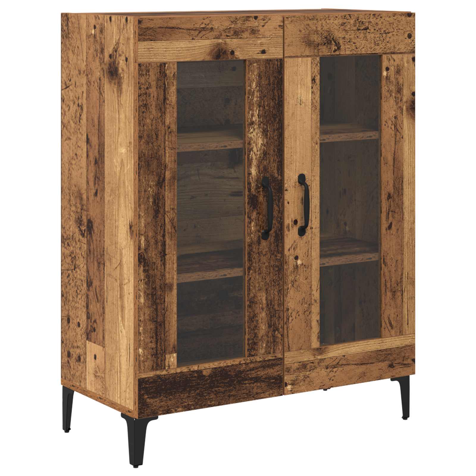 Hoge kast Oud Hout 69,5 x 34 x 180 cm Bewerkt hout is nu te koop bij PeponiXL, paradijselijk wonen!