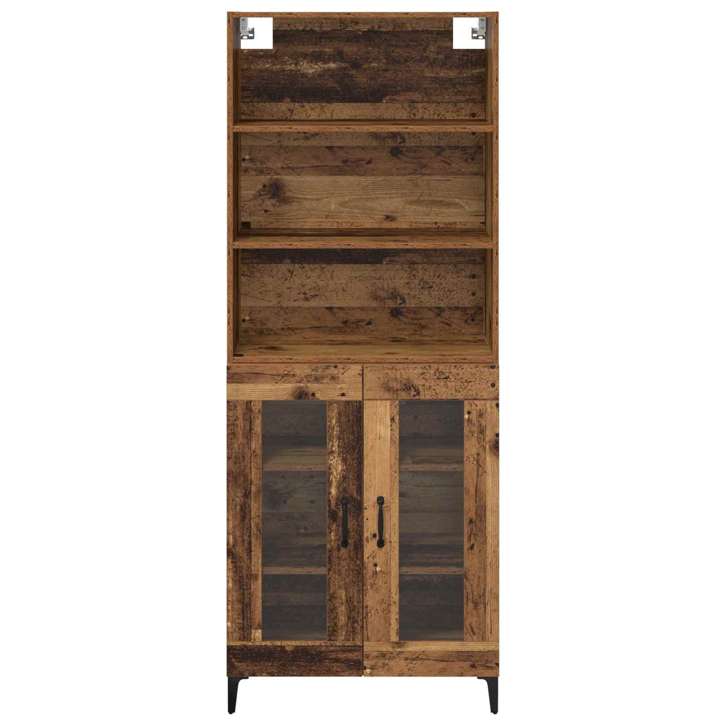 Hoge kast Oud Hout 69,5 x 34 x 180 cm Bewerkt hout is nu te koop bij PeponiXL, paradijselijk wonen!