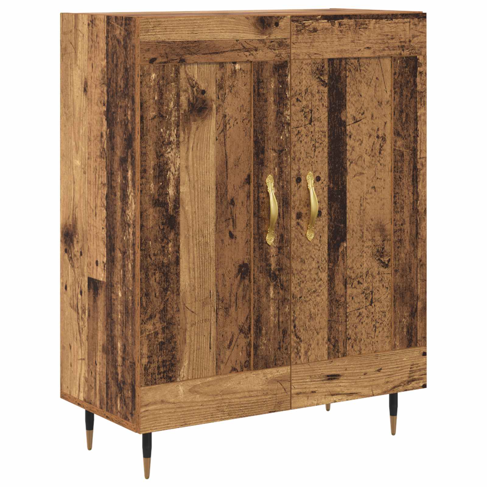 Hoge kast Oud Hout 69,5 x 34 x 180 cm Bewerkt hout is nu te koop bij PeponiXL, paradijselijk wonen!