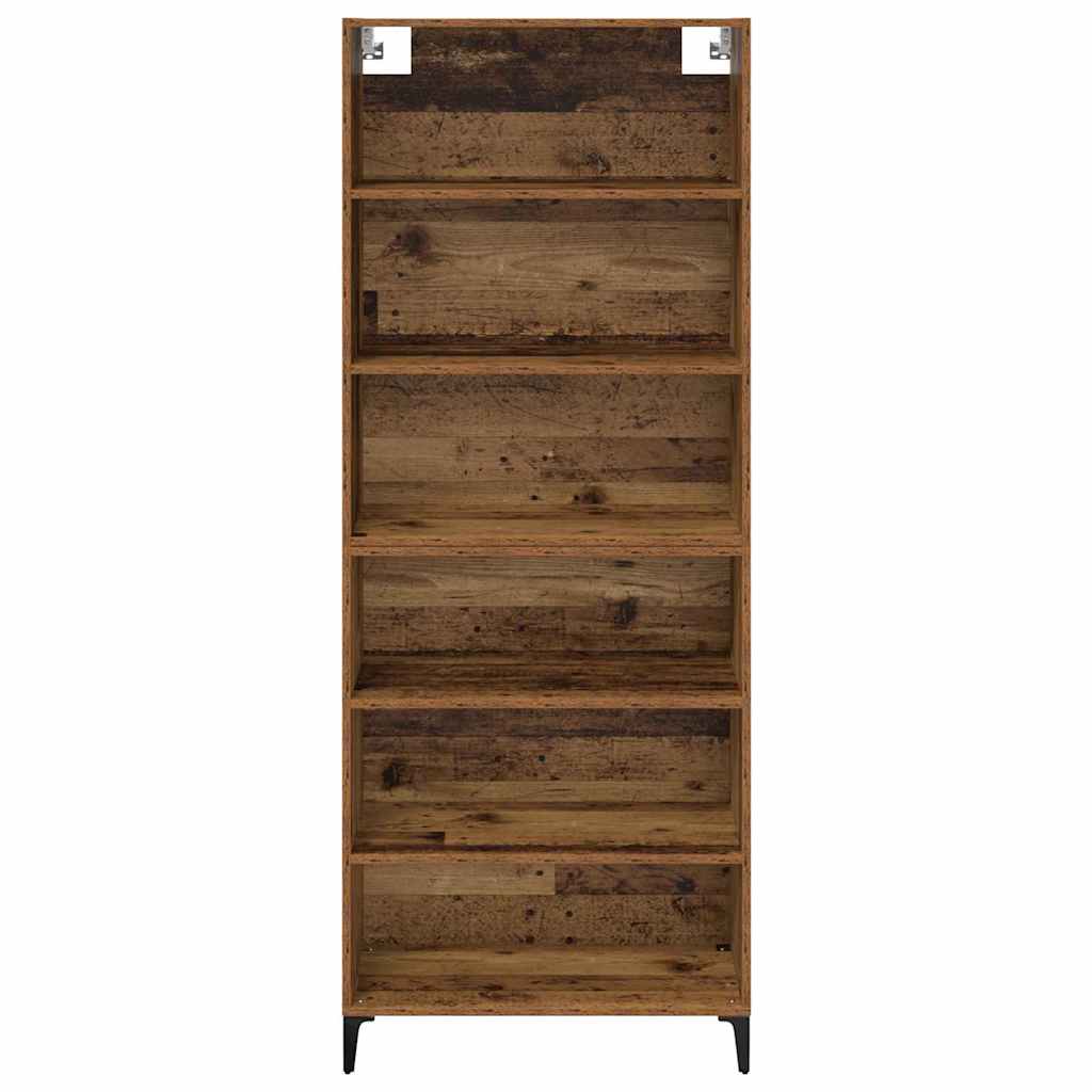 Hoge kast Oud Hout 69,5 x 34 x 180 cm Bewerkt hout is nu te koop bij PeponiXL, paradijselijk wonen!