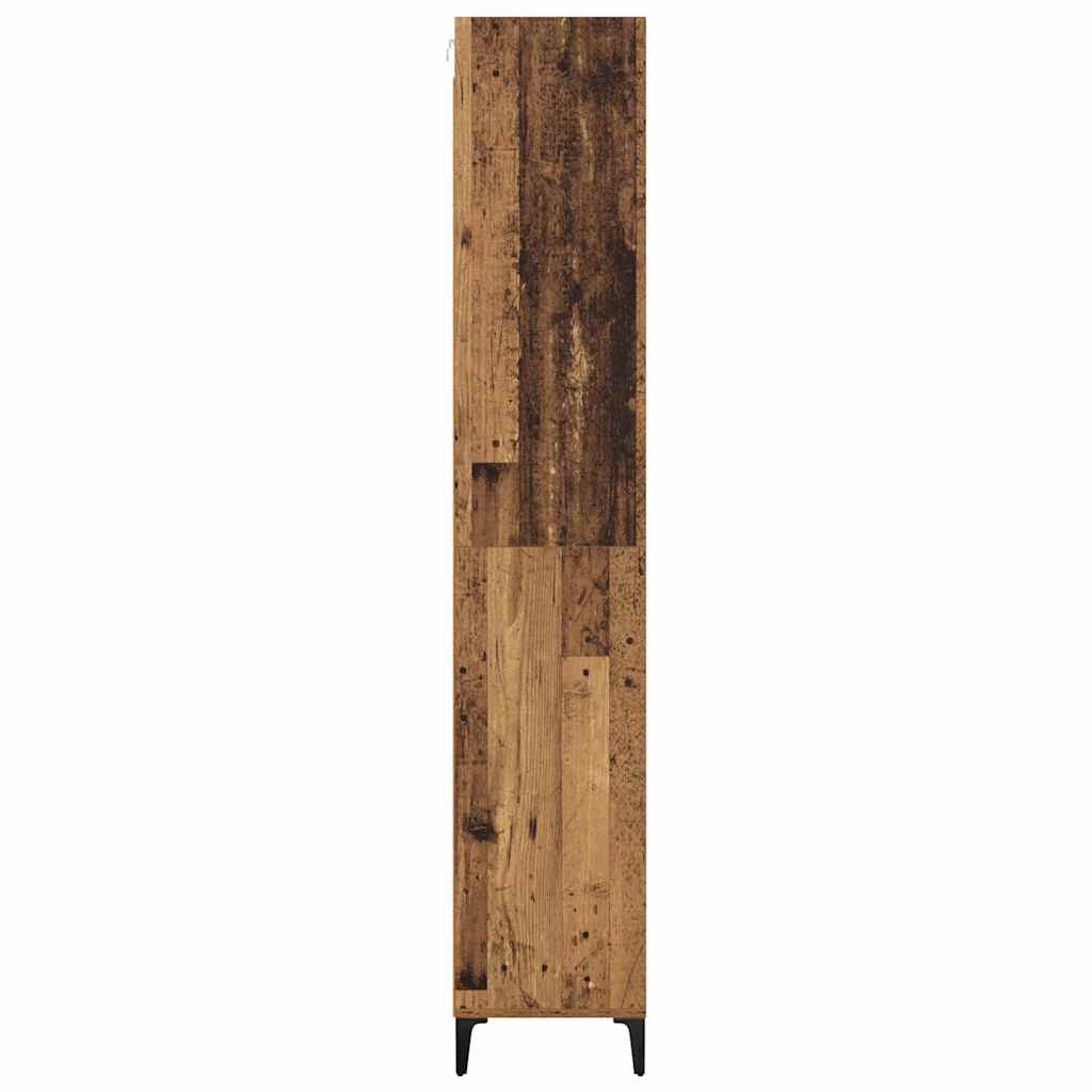 Hoge kast Oud Hout 69,5 x 34 x 180 cm Bewerkt hout is nu te koop bij PeponiXL, paradijselijk wonen!