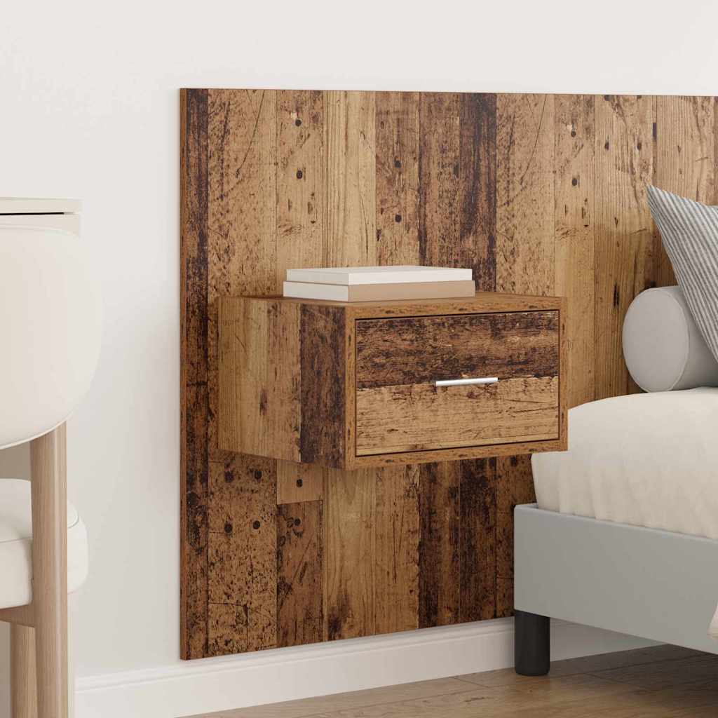 Hoofdbord Met Kast met lade 3 pcs Oud Hout Bewerkt hout is nu te koop bij PeponiXL, paradijselijk wonen!