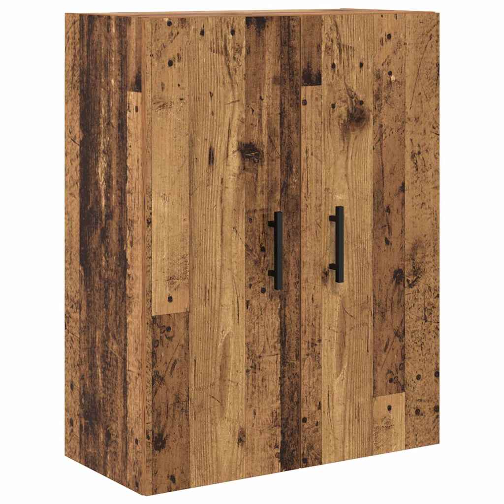 Hoge kast met lade 2 pcs Oud Hout 69,5 x 34 x 180 cm is nu te koop bij PeponiXL, paradijselijk wonen!