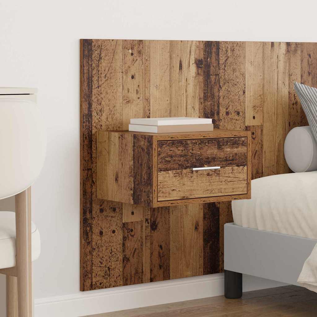 Hoofdbord Met Kast met lade 3 pcs Oud Hout Bewerkt hout is nu te koop bij PeponiXL, paradijselijk wonen!