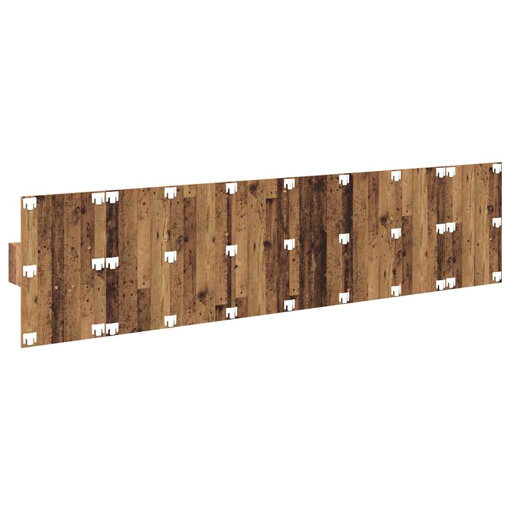Hoofdbord Met Kast met lade 3 pcs Oud Hout Bewerkt hout is nu te koop bij PeponiXL, paradijselijk wonen!