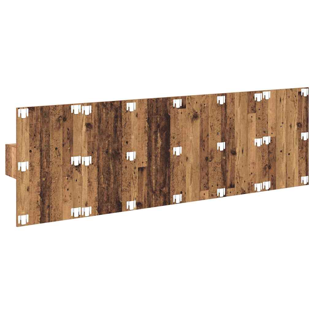 Hoofdbord Met Kast met lade 3 pcs Oud Hout Bewerkt hout is nu te koop bij PeponiXL, paradijselijk wonen!