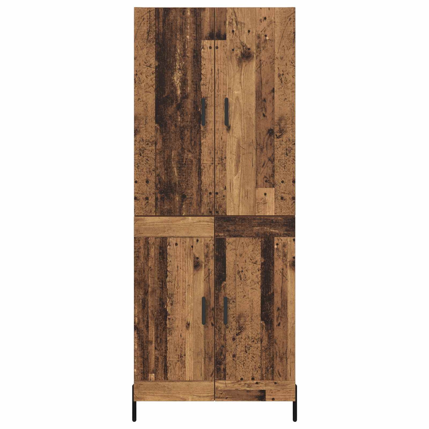 Highboard Oud Hout 69,5 x 34 x 180 cm Bewerkt hout is nu te koop bij PeponiXL, paradijselijk wonen!