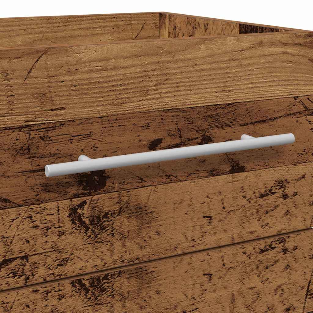 Badkamertenk te kast met lade Oud Hout 41 x 38,5 x 48 cm is nu te koop bij PeponiXL, paradijselijk wonen!