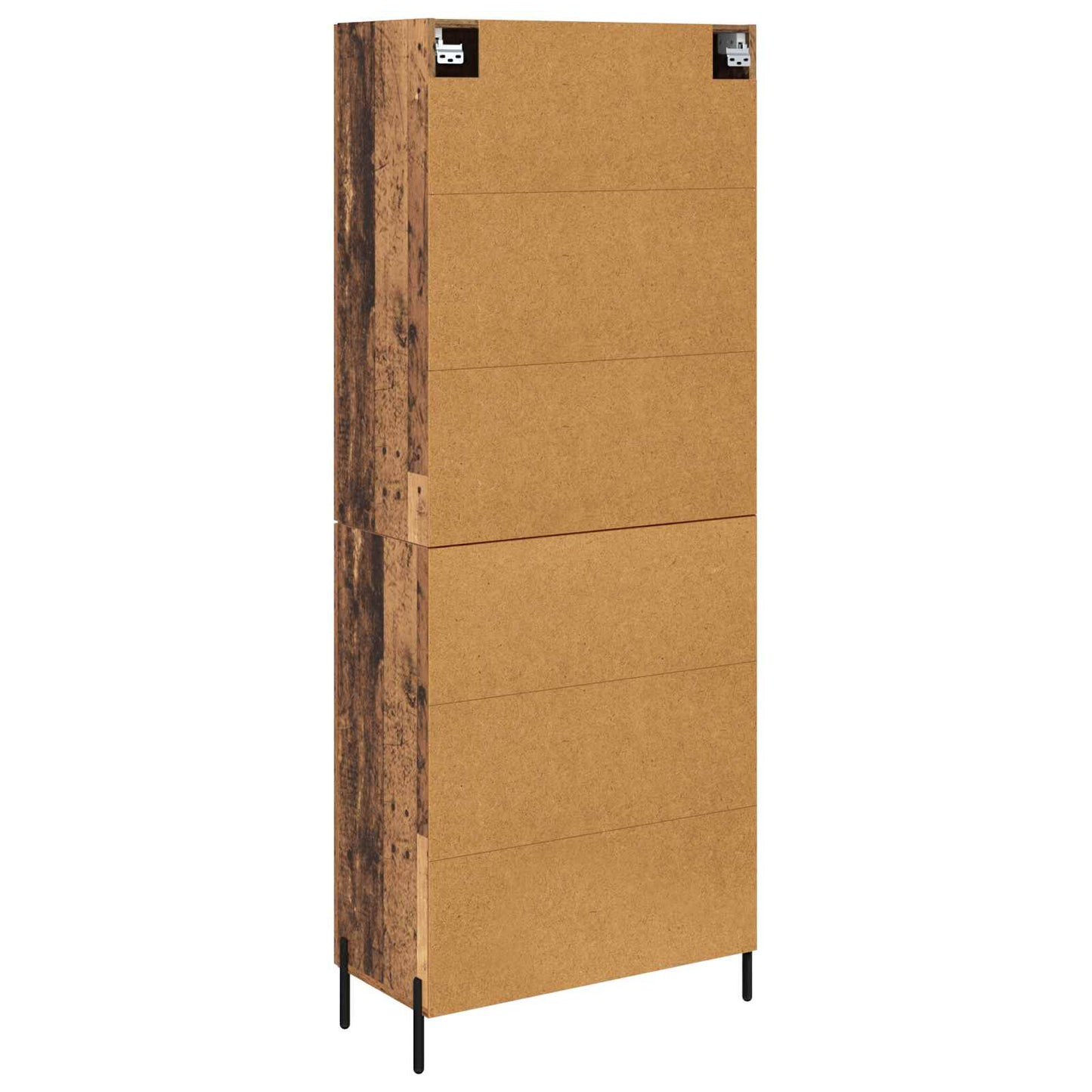 Highboard Oud Hout 69,5 x 34 x 180 cm Bewerkt hout is nu te koop bij PeponiXL, paradijselijk wonen!