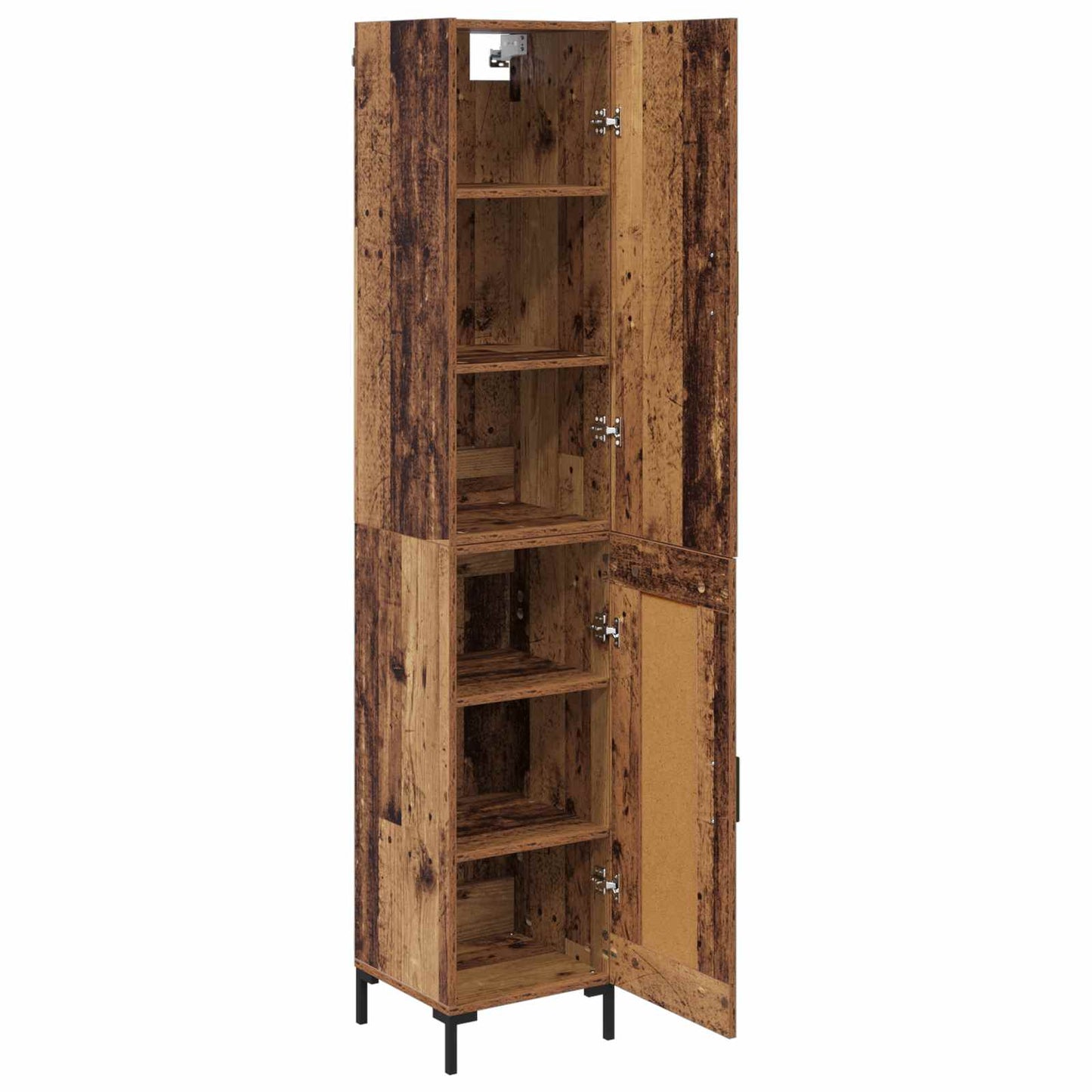 Hoge kast Oud Hout 69,5 x 34 x 180 cm Bewerkt hout is nu te koop bij PeponiXL, paradijselijk wonen!