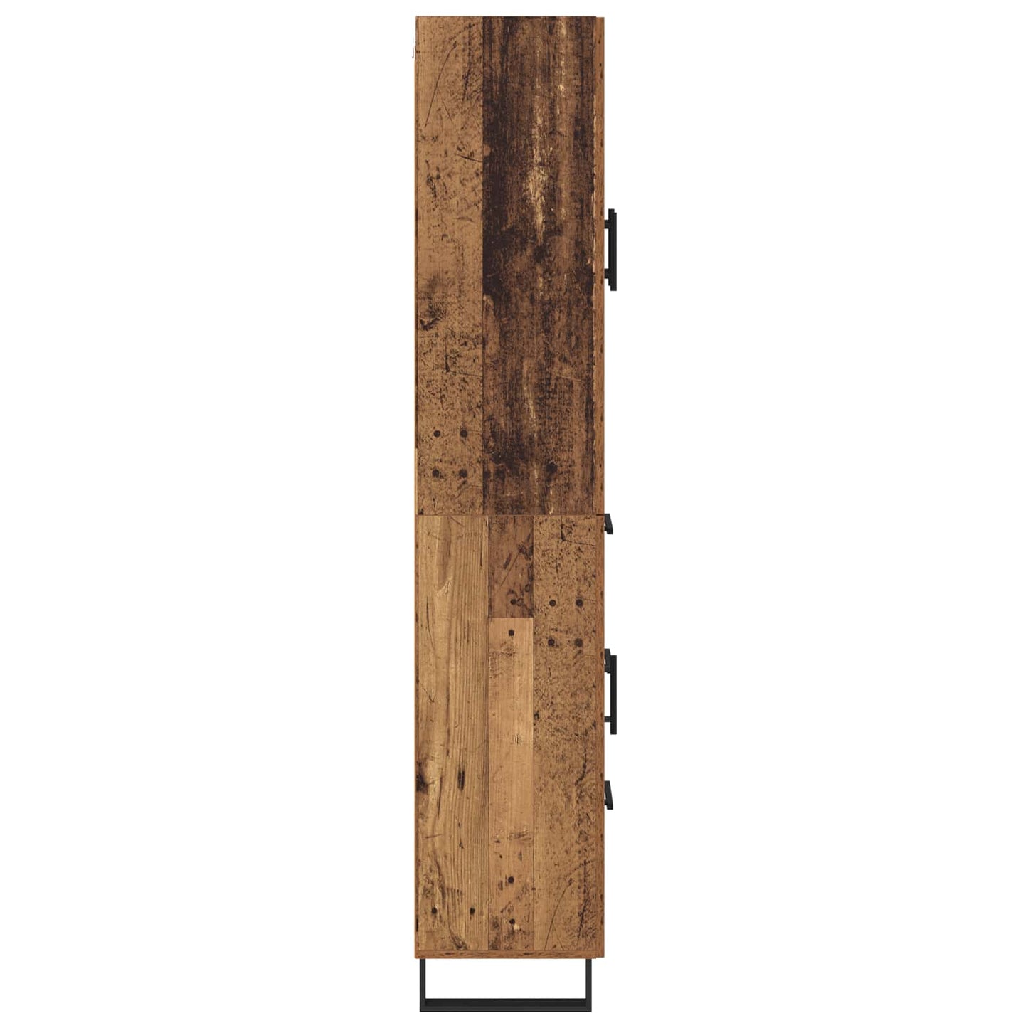 Hoge kast met lade 2 pcs Oud Hout Bewerkt hout is nu te koop bij PeponiXL, paradijselijk wonen!