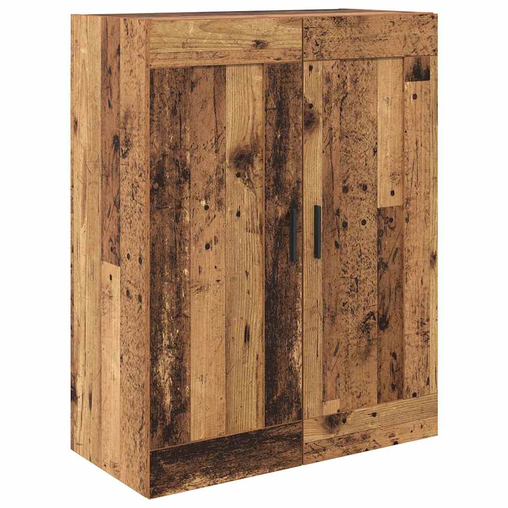 Hoge kast 2 pcs Oudhout Bewerkt hout is nu te koop bij PeponiXL, paradijselijk wonen!