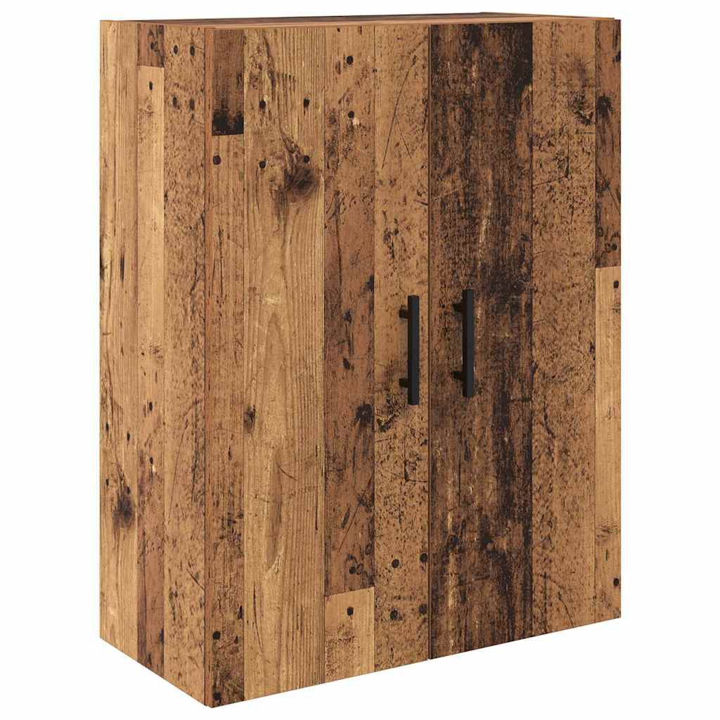 Hoge kast met lade 2 pcs Oud Hout 69,5 x 34 x 180 cm is nu te koop bij PeponiXL, paradijselijk wonen!