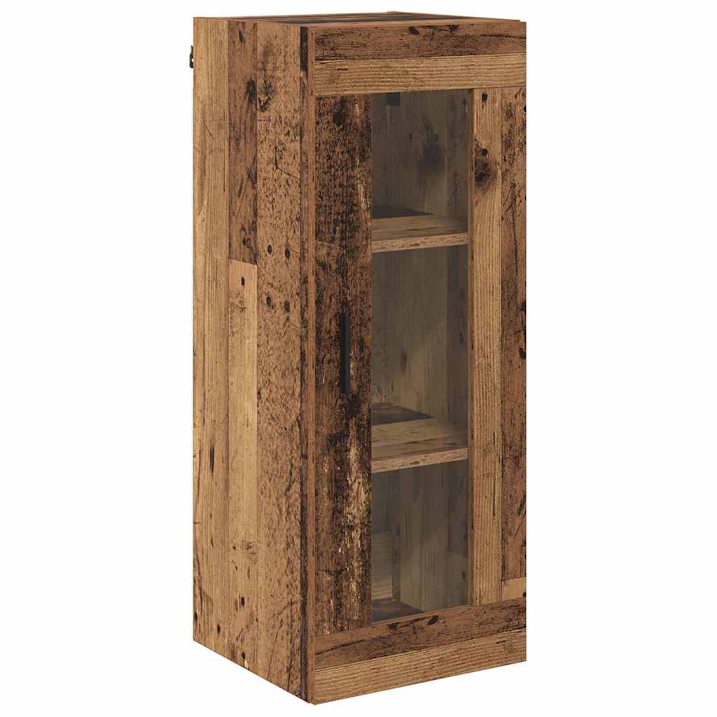 Highboard met lade Oud Hout 34,5 x 34 x 180 cm Bewerkt hout is nu te koop bij PeponiXL, paradijselijk wonen!