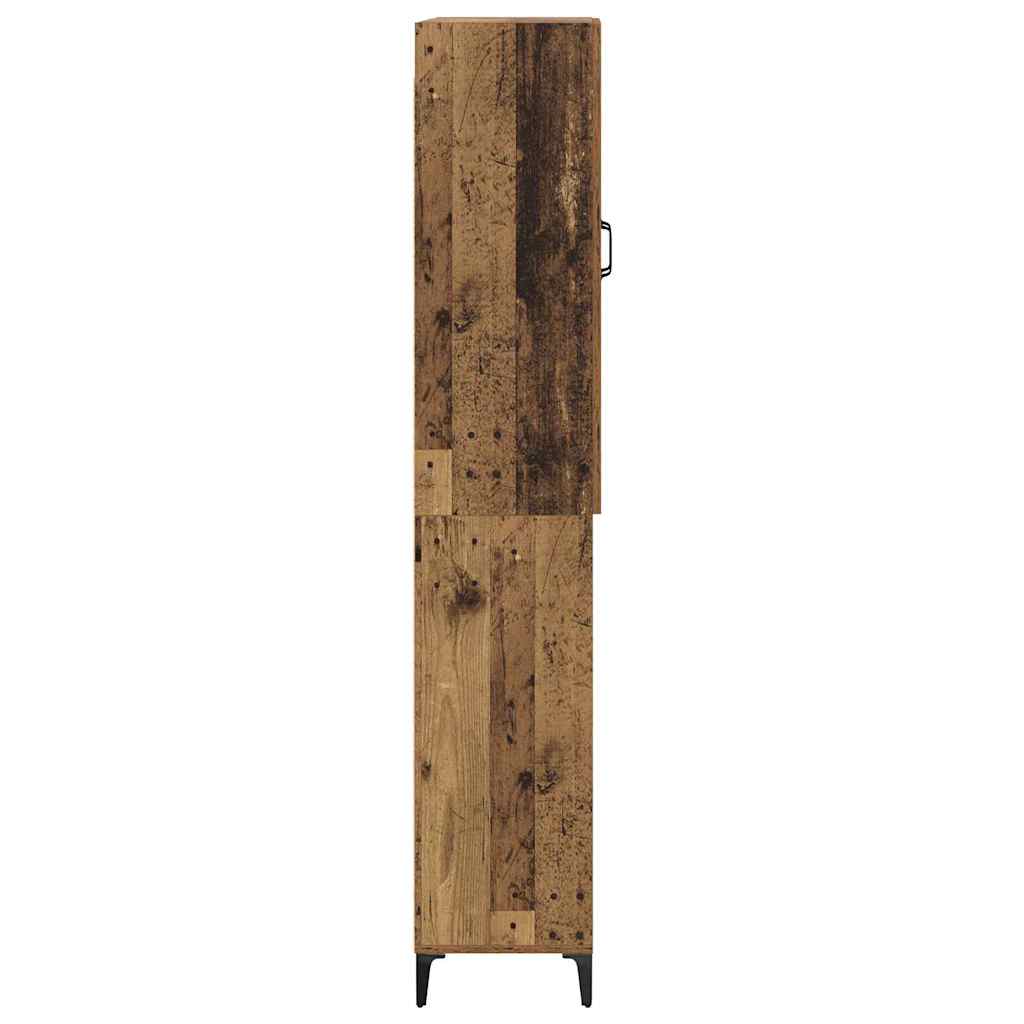 Highboard Oud Hout 69,5 x 34 x 180 cm Bewerkt hout is nu te koop bij PeponiXL, paradijselijk wonen!