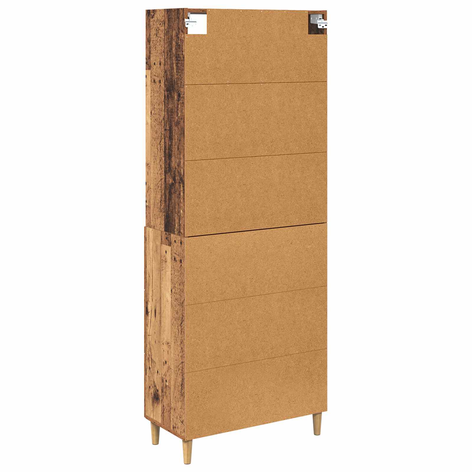 Hoge kast met lade Oud Hout 69,5 x 32,5 x 180 cm Bewerkt hout is nu te koop bij PeponiXL, paradijselijk wonen!