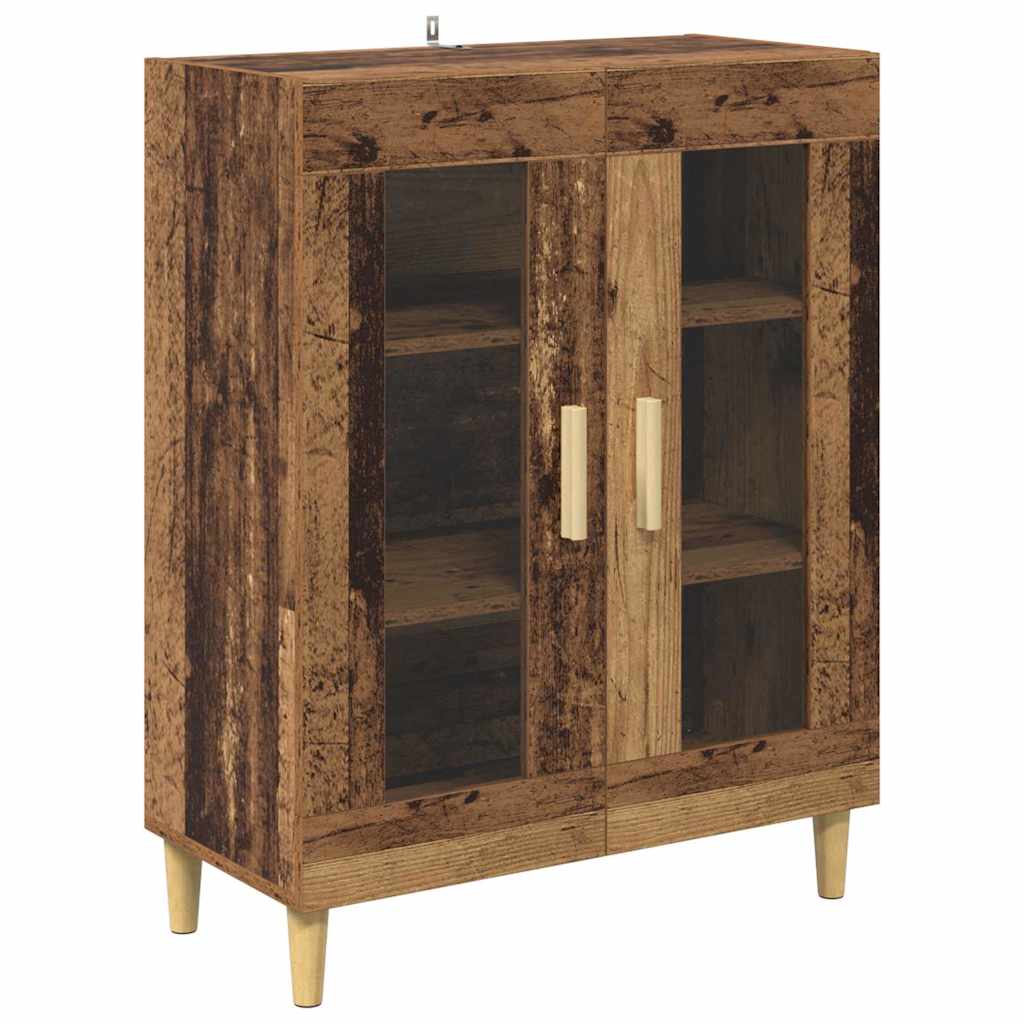 Hoge kast Oud Hout 69,5 x 32,5 x 180 cm Bewerkt hout is nu te koop bij PeponiXL, paradijselijk wonen!