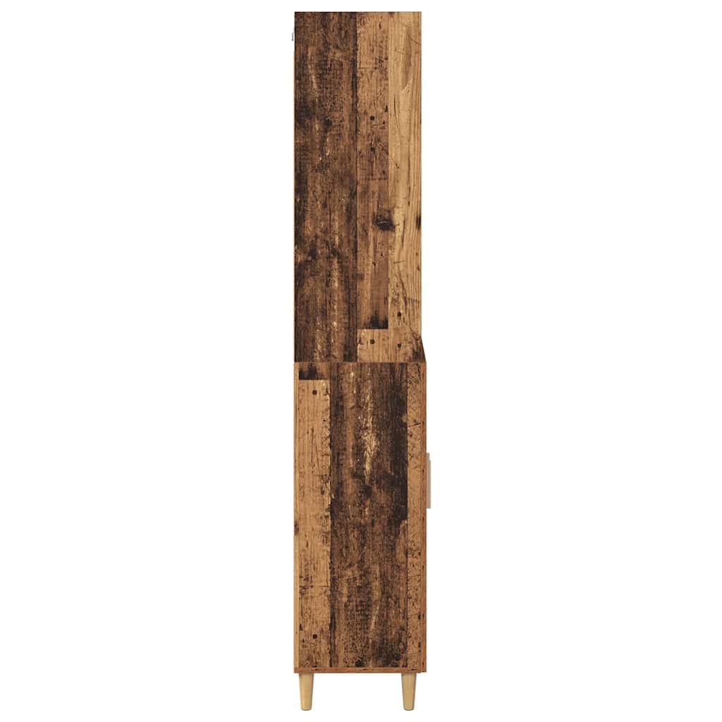 Hoge kast Oud Hout 69,5 x 32,5 x 180 cm Bewerkt hout is nu te koop bij PeponiXL, paradijselijk wonen!