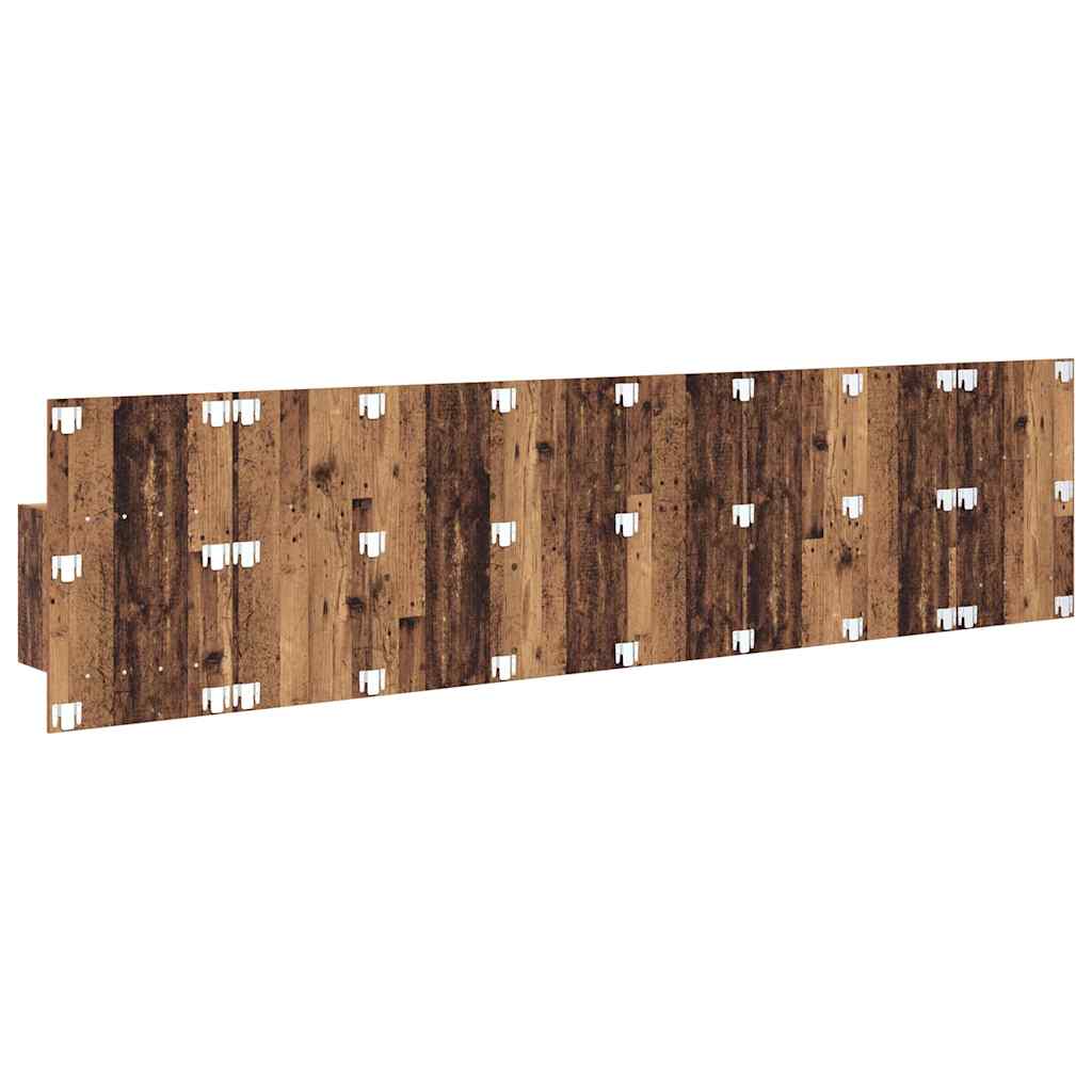 Hoofdbord Met Kast met lade 3 pcs Oud Hout Bewerkt hout is nu te koop bij PeponiXL, paradijselijk wonen!