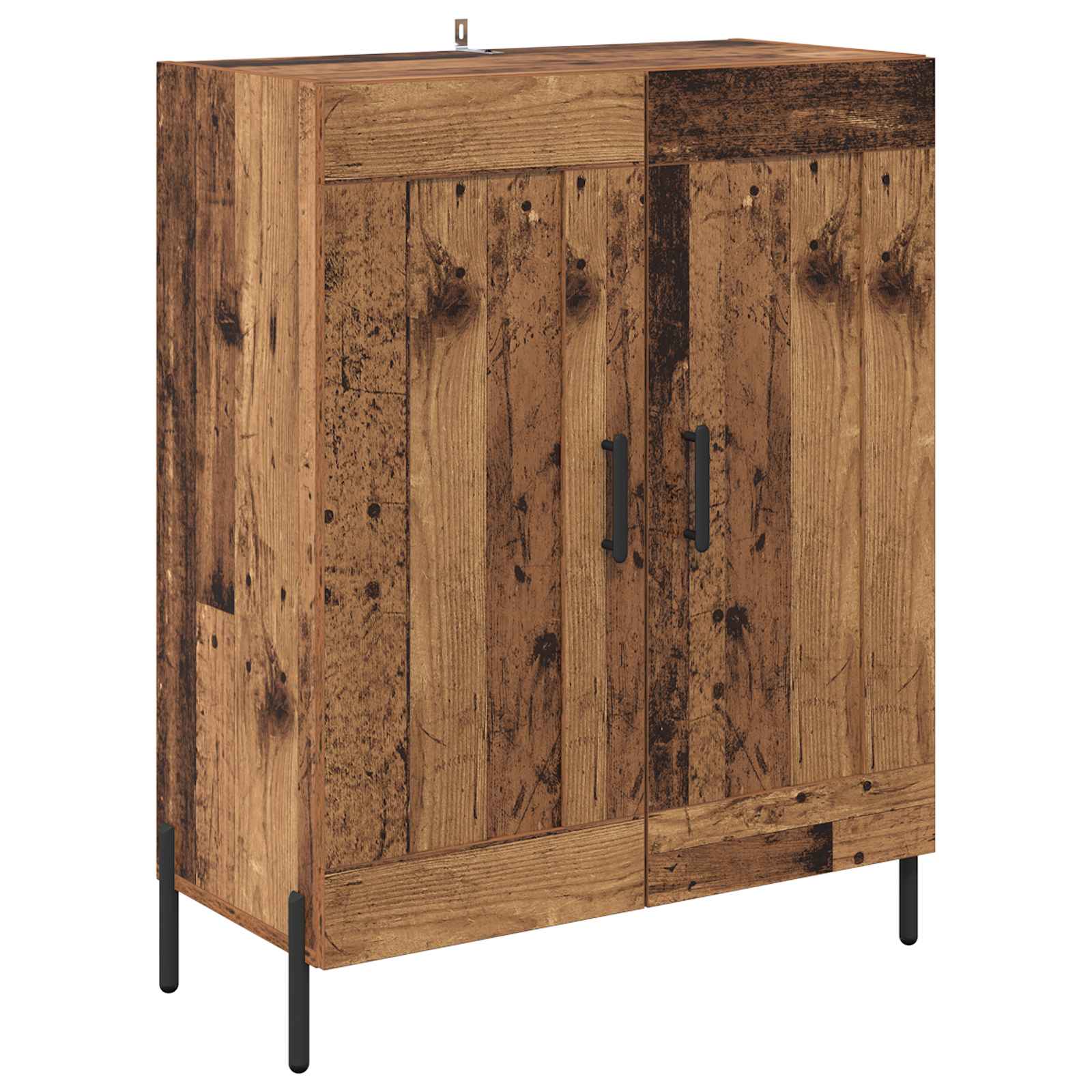 Hoge kast Oud Hout 69,5 x 32,5 x 180 cm Bewerkt hout is nu te koop bij PeponiXL, paradijselijk wonen!
