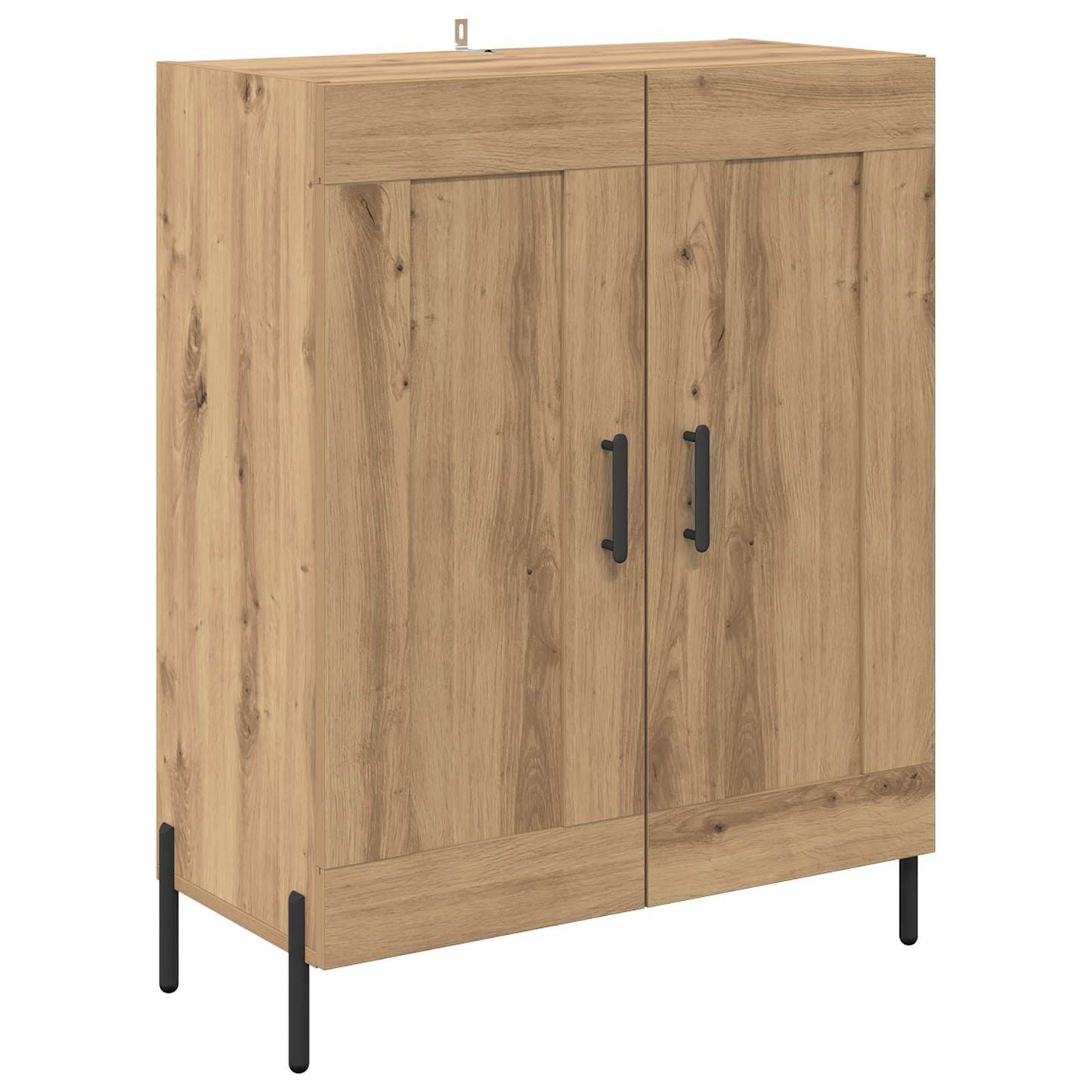Hoge kast 2 pcs Artisan Eiken 69,5 x 34 x 180 cm Bewerkt hout is nu te koop bij PeponiXL, paradijselijk wonen!