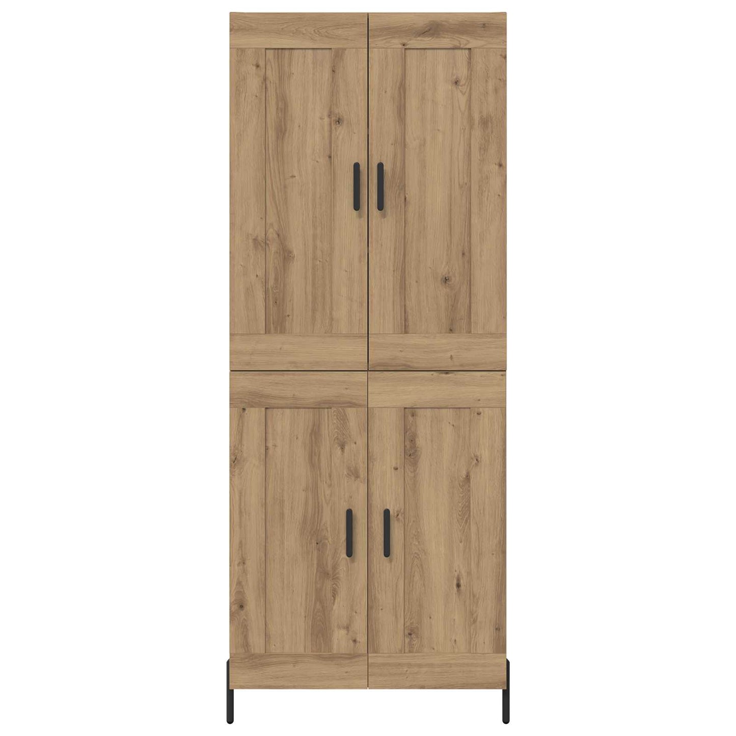 Hoge kast 2 pcs Artisan Eiken 69,5 x 34 x 180 cm Bewerkt hout is nu te koop bij PeponiXL, paradijselijk wonen!