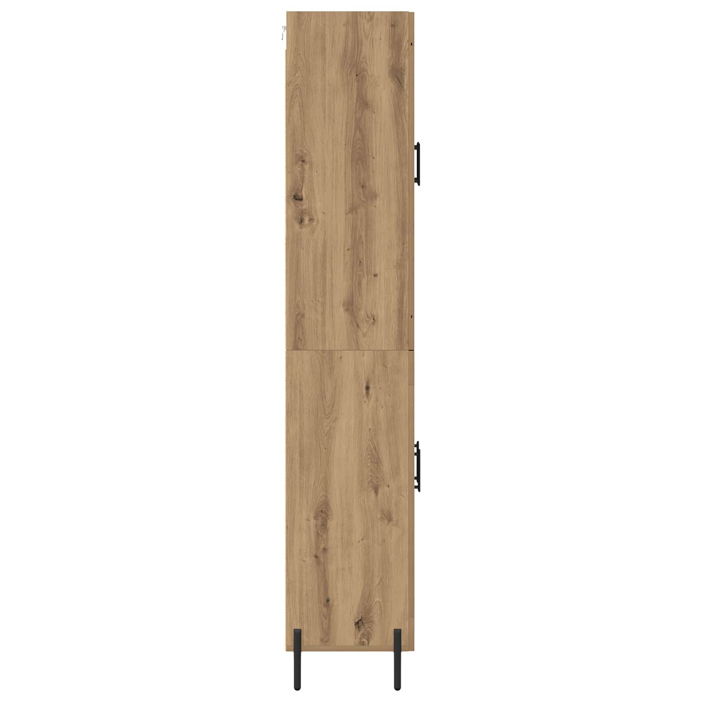 Hoge kast 2 pcs Artisan Eiken 69,5 x 34 x 180 cm Bewerkt hout is nu te koop bij PeponiXL, paradijselijk wonen!