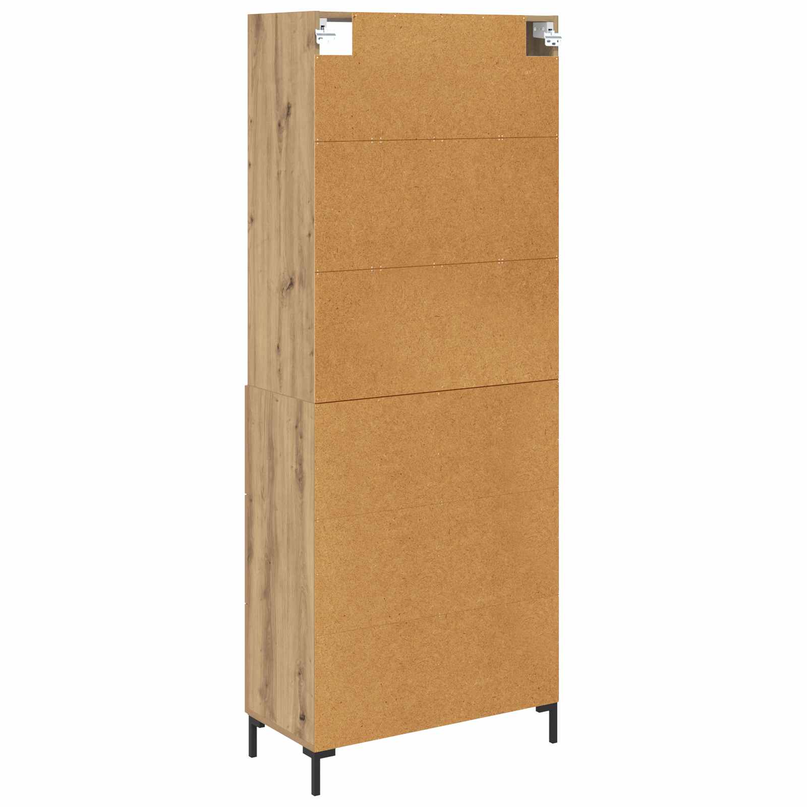 Hoge kast Artisan Eiken 69,5 x 34 x 180 cm Bewerkt hout is nu te koop bij PeponiXL, paradijselijk wonen!
