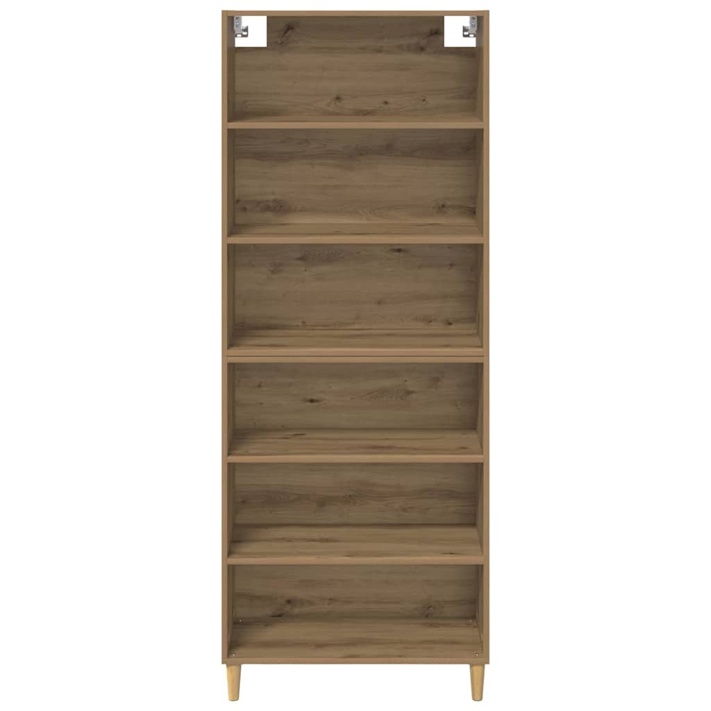 Hoge kast Artisan Eiken 69,5 x 32,5 x 180 cm Bewerkt hout is nu te koop bij PeponiXL, paradijselijk wonen!