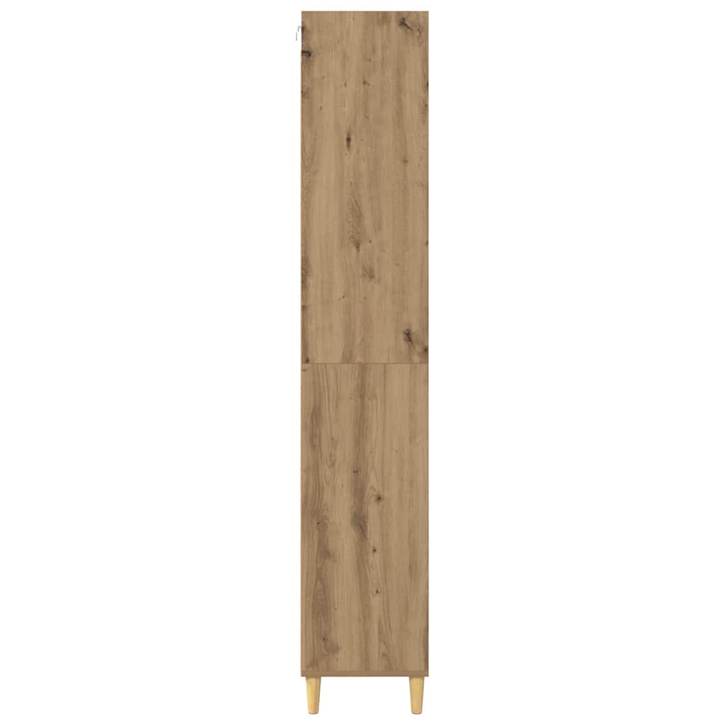 Hoge kast Artisan Eiken 69,5 x 32,5 x 180 cm Bewerkt hout is nu te koop bij PeponiXL, paradijselijk wonen!
