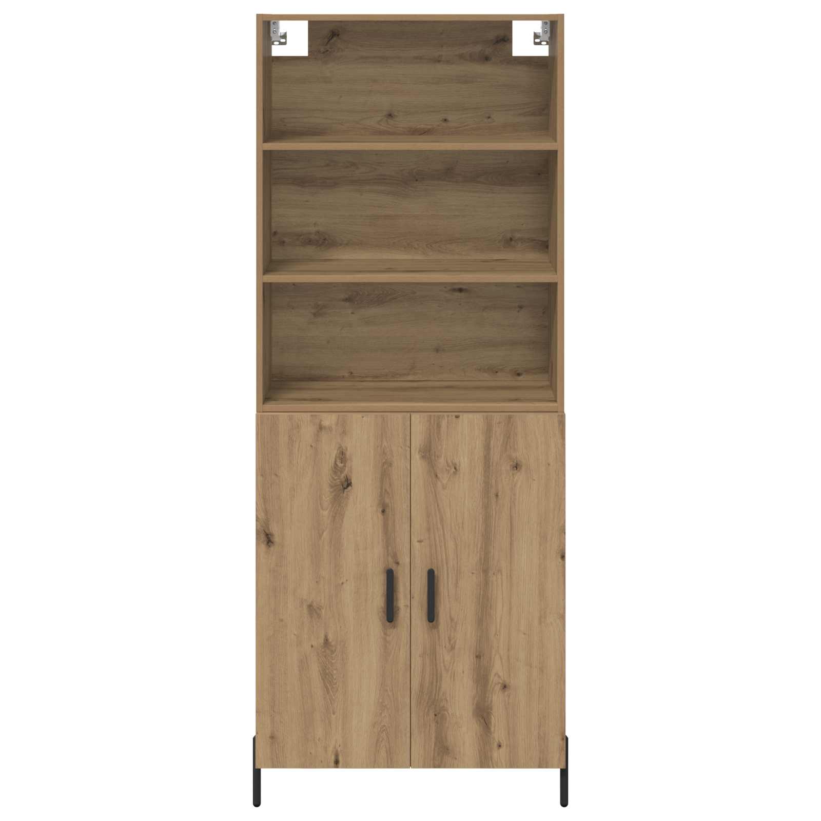 Hoge kast Artisan Eiken 69,5 x 32,5 x 180 cm Bewerkt hout is nu te koop bij PeponiXL, paradijselijk wonen!