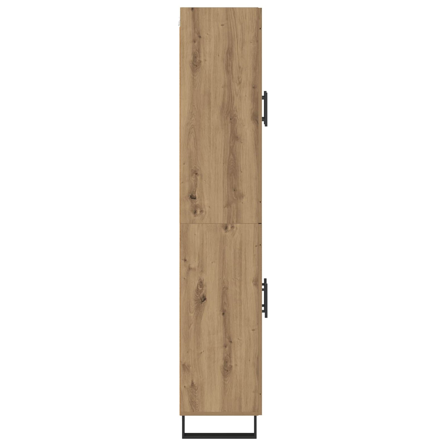 Hoge kast 2 pcs Artisan Eiken Bewerkt hout is nu te koop bij PeponiXL, paradijselijk wonen!