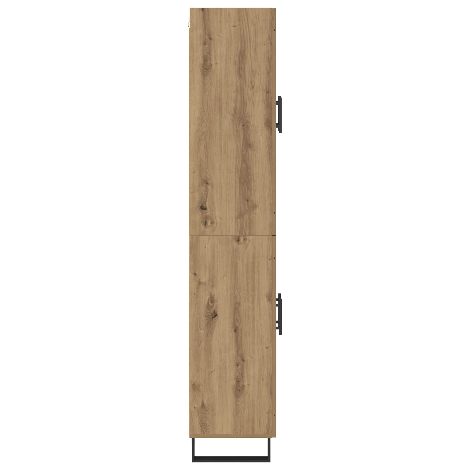 Hoge kast 2 pcs Artisan Eiken Bewerkt hout is nu te koop bij PeponiXL, paradijselijk wonen!