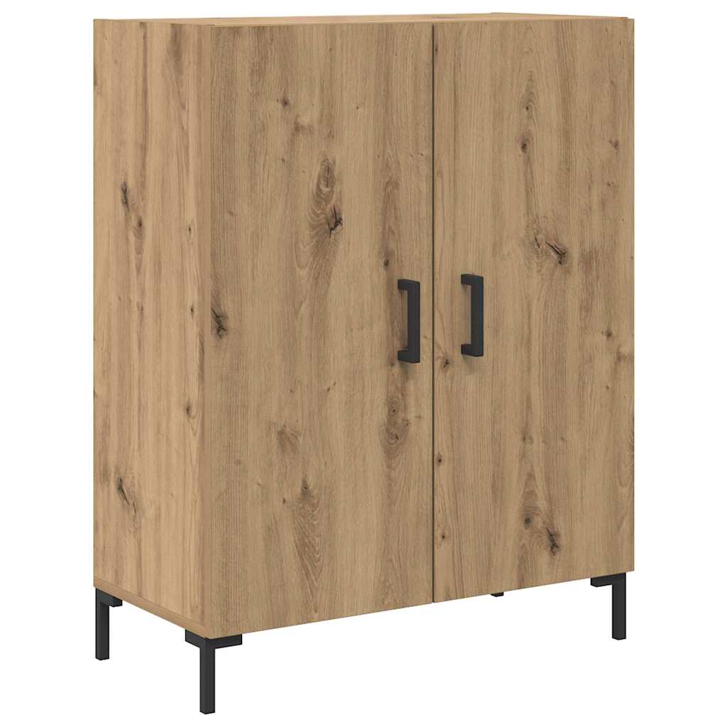 Hoge kast 2 pcs Artisan Eiken 69,5 x 34 x 180 cm Bewerkt hout is nu te koop bij PeponiXL, paradijselijk wonen!