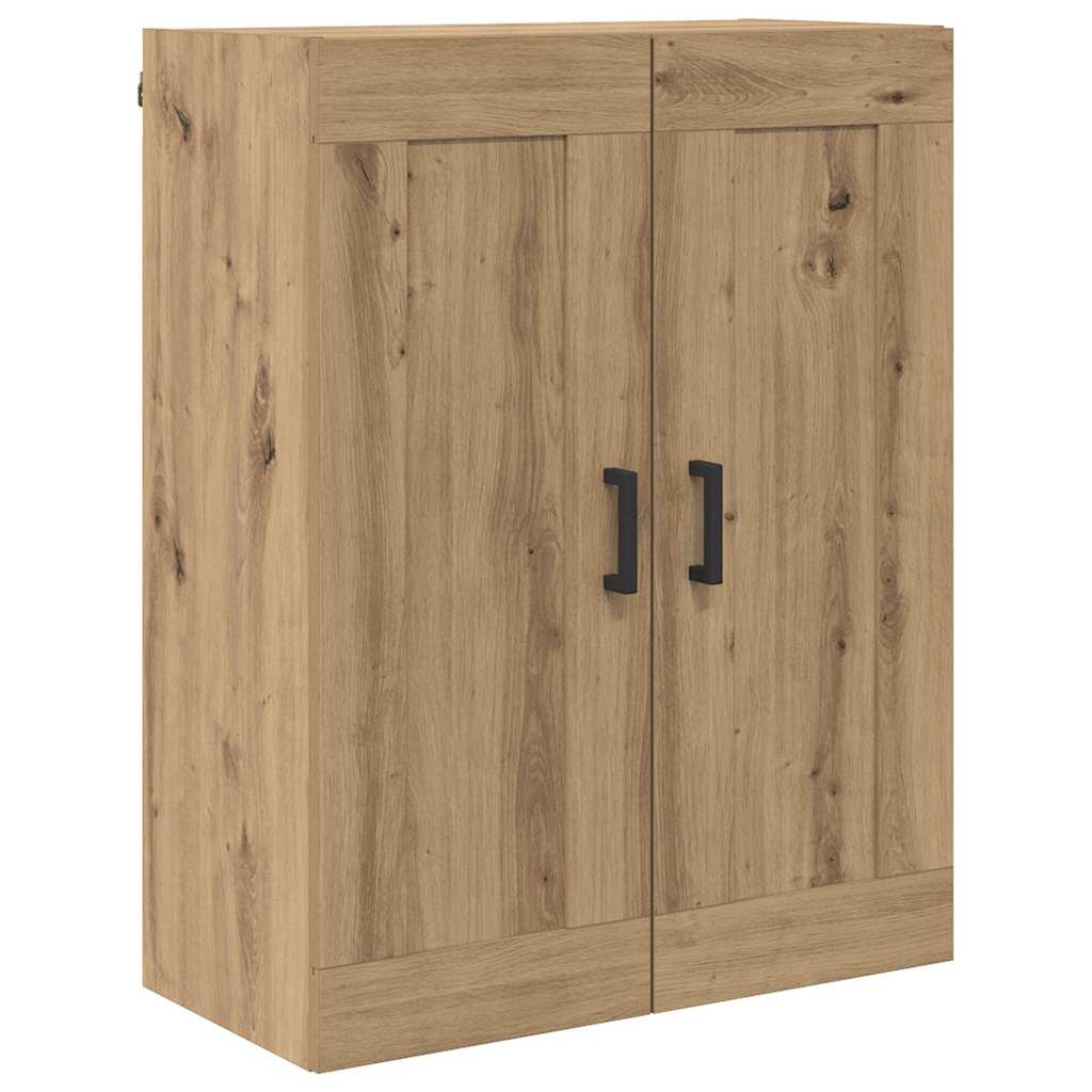 Hoge kast 2 pcs Artisan Eiken 69,5 x 34 x 180 cm Bewerkt hout is nu te koop bij PeponiXL, paradijselijk wonen!