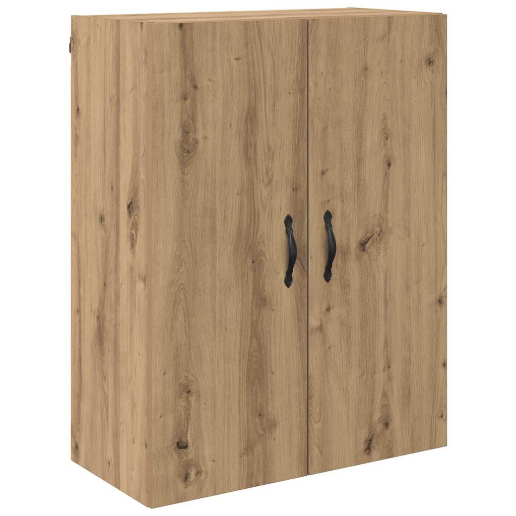 Hoge kast 2 pcs Artisan Eiken Geëngineerd hout en glas is nu te koop bij PeponiXL, paradijselijk wonen!